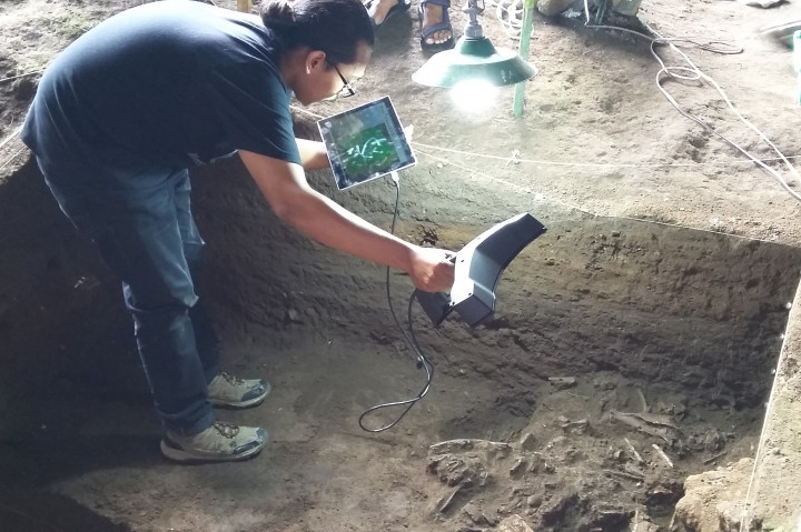 Situs Temuan Tulang di Gua Braholo Direkam Tiga Dimensi
