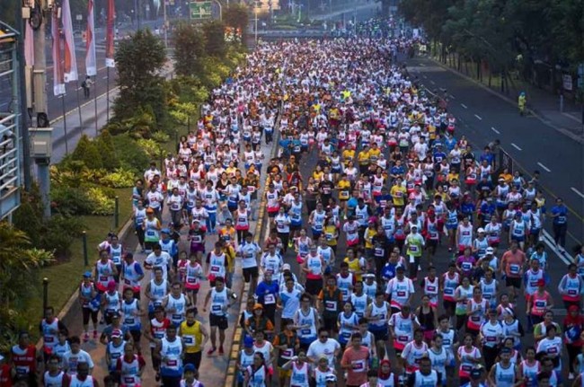 Ada Jakarta Marathon 2017, Ini Daftar Ruas Jalan yang Ditutup