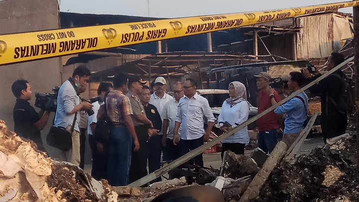 Menaker Sebut TKP Ledakan Lebih Mirip Gudang