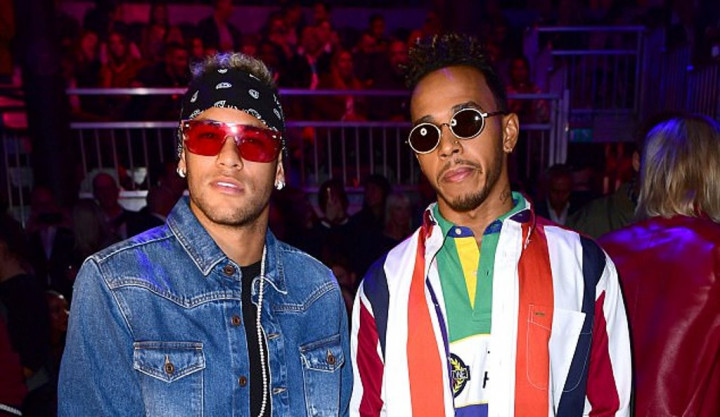 Ucapan Selamat Neymar untuk Hamilton