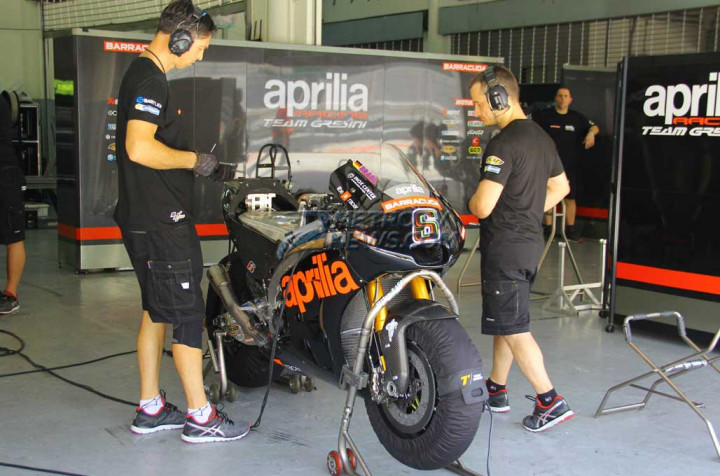 Aprilia Tertarik Riset Rangka Moto2