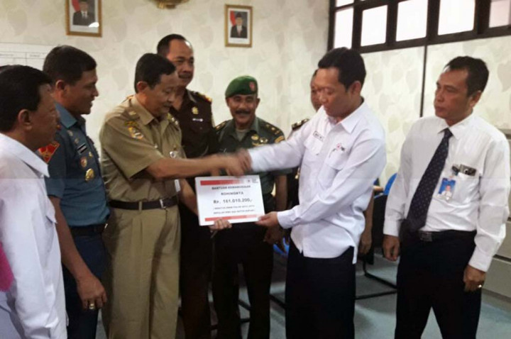 PMI Kota Tegal Salurkan Rp161 Juta untuk Etnis Rohingya