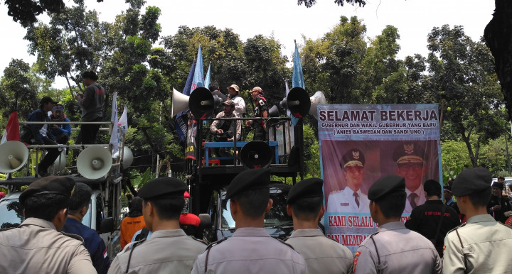 Buruh Tagih Janji Anies