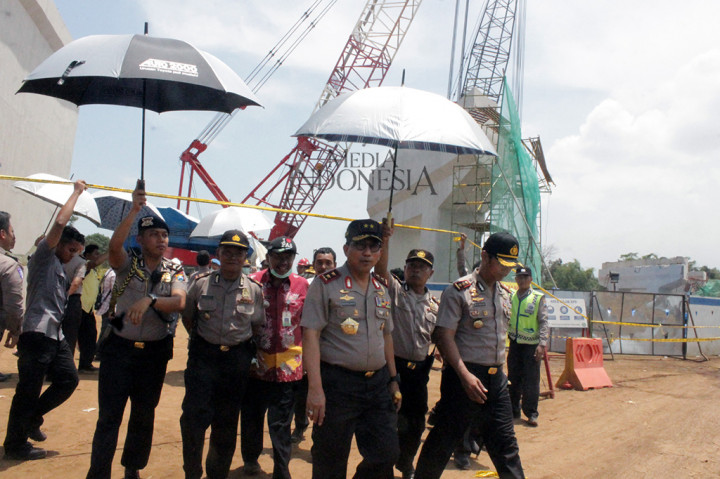 Selidiki Girder Tol Ambruk, Polisi Minta Keterangan Ahli
