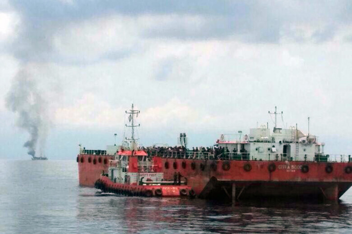 Bangkai KM Dharma Kencana II Hilang Terbawa Arus