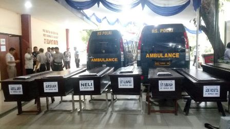 Tujuh Jenazah Korban Ledakan Dipulangkan ke Tangerang dan Bandung