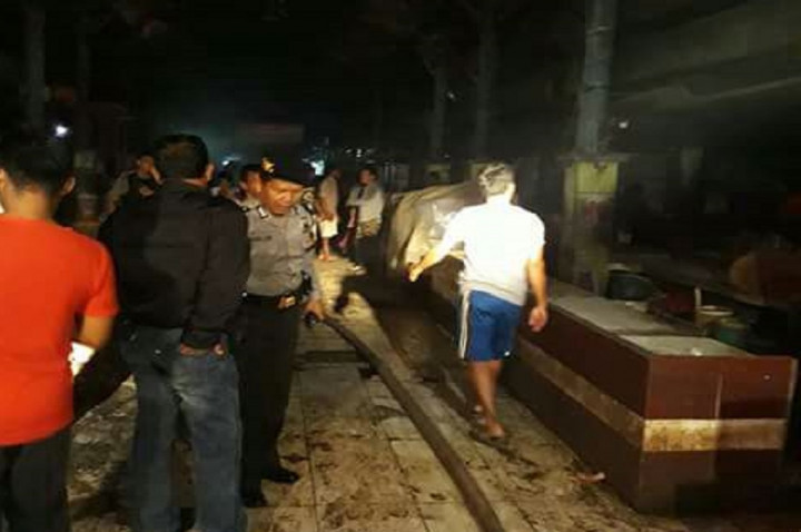 Kebakaran di Pasar Jepara II Diduga dari Kios Makanan Ringan