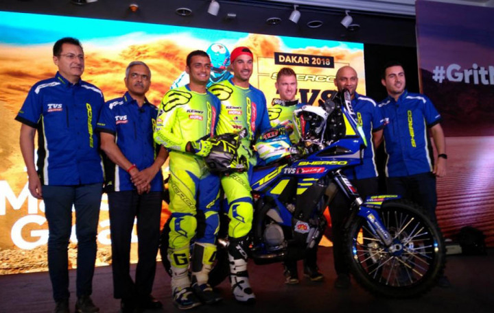 Sherco TVS Siap Turun di Reli Dakar 2018