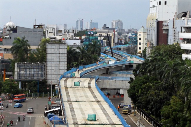 Proyek MRT -- Foto: MI/Galih Pradipta 