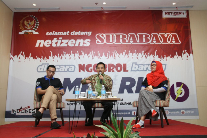 Sosialisasi Empat Pilar Memanfaatkan Netizen