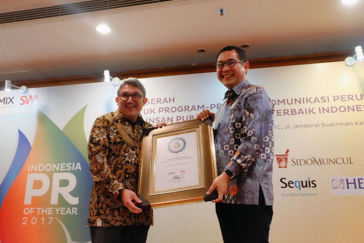 Direktur Utama Telkom Dinobatkan sebagai Spoke Person of the Year 2017