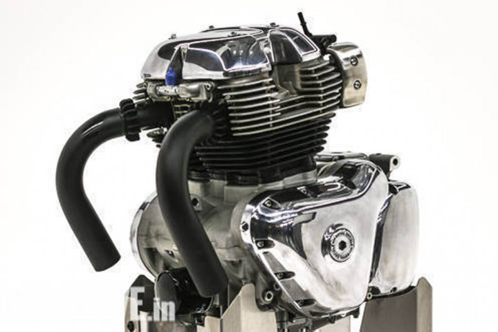 Mesin Royal Enfield Kini Bermesin Dua Silinder Segaris 650 cc