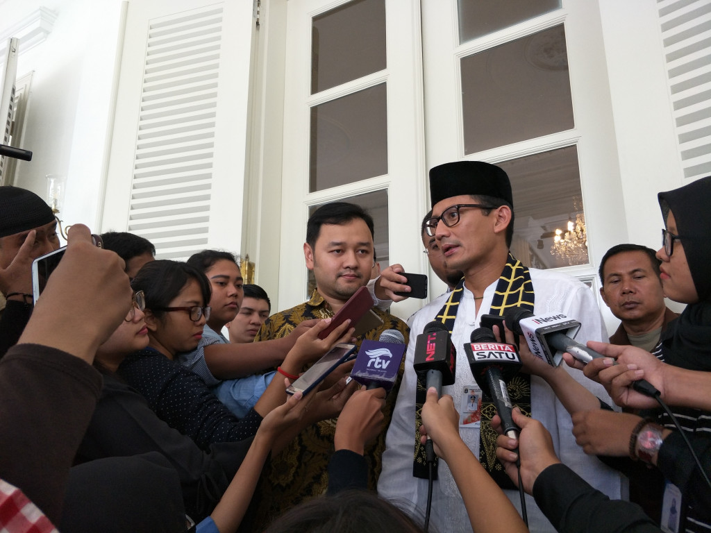 Wakil Gubernur DKI Jakarta Sandiaga Uno. Foto: MTVN/LB Ciputri Hutabarat.