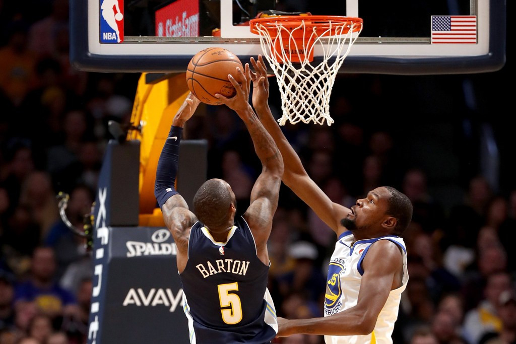 Pertandingan Golden State Warriors kontra Miami Heat (Matthew Stockman/Getty Images/AFP)