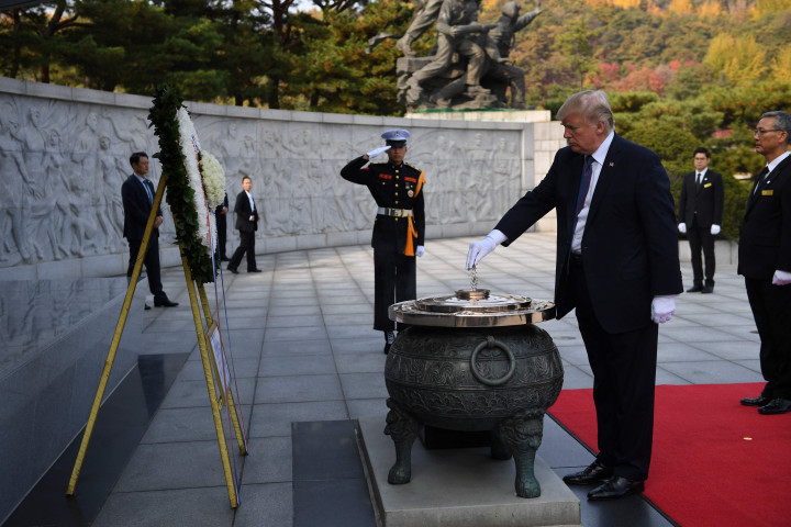 North Korea a 'Cruel Dictatorship' Says Trump in Seoul