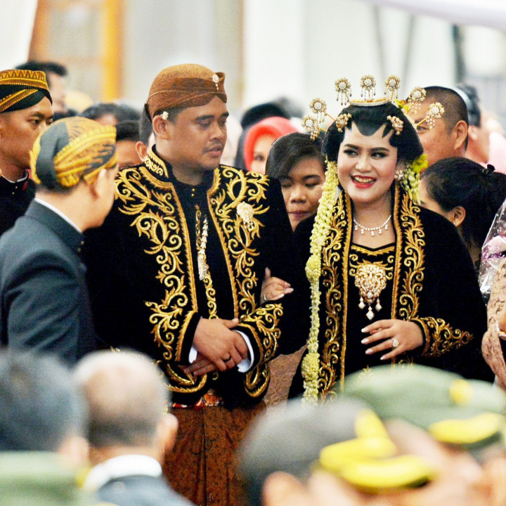 <i>Ijab Kabul</i> Lancar, Kahiyang-Bobby Sah Jadi Pasutri