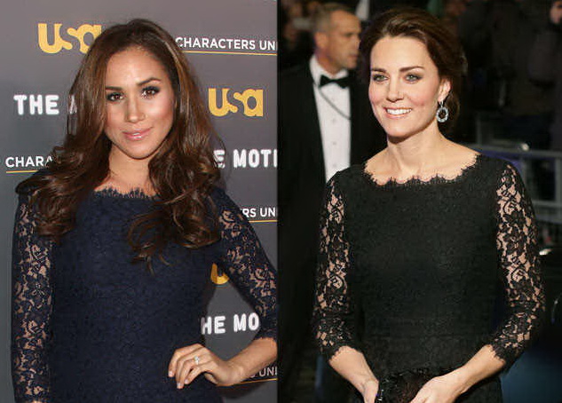 Gaun 'Kembar' yang Dipakai Kate Middleton dan Meghan Markle Laris Manis