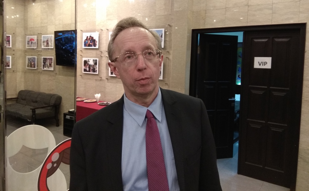 Duta Besar Rusia untuk Indonesia, Mikhail Galuzin (Foto: Marcheilla Ariesta).