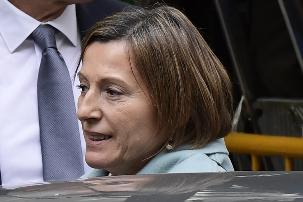 Carme Forcadell dituduh melakukan penghasutan, pemberontakan, dan penyalahgunaan dana publik. (Foto: AFP).