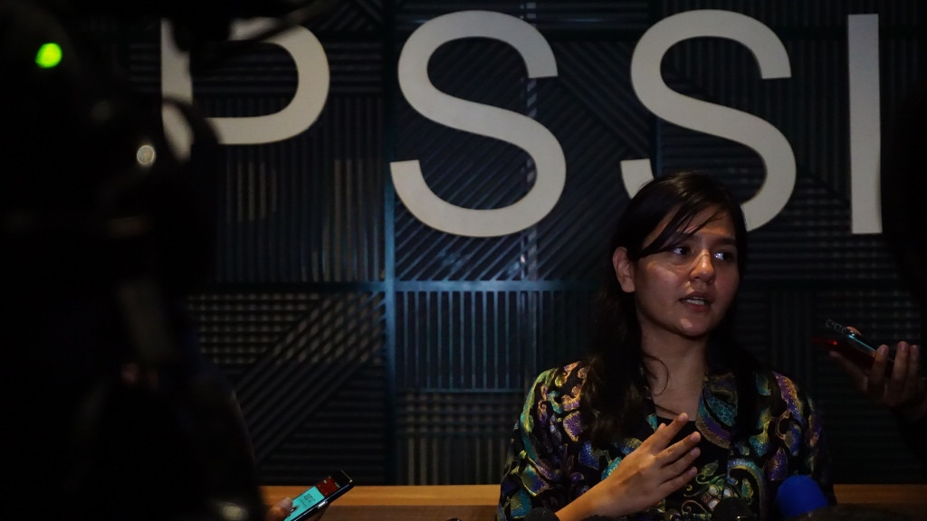 Sekjen PSSI Ratu Tisha (Foto: MTVN/Kautsar Halim)