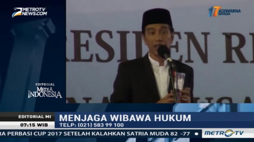 Menjaga Wibawa Hukum