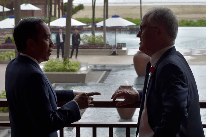 Jokowi-Turnbull Bicarakan Rohingya dan Marawi