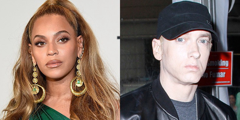 Beyonce dan Eminem (Foto: gettyimages)