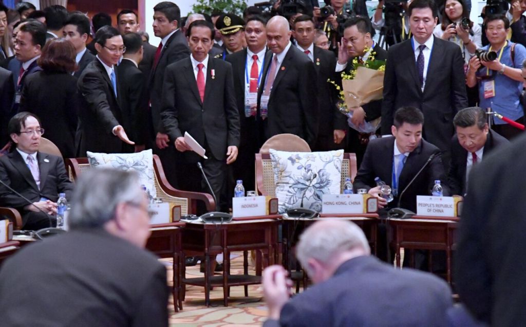 Presiden Joko Widodo saat berada di KTT APEC 2017. (FOTO: Biro Pers Istana)