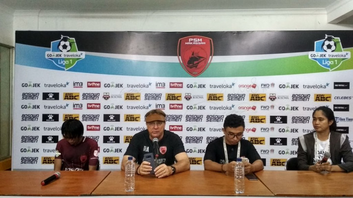 Pelatih PSM Belum Bicara Rencana Musim Depan