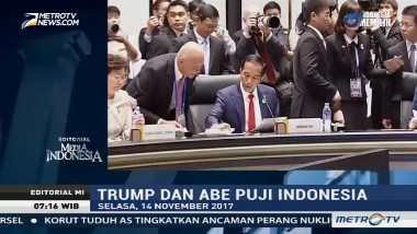 Trump dan Abe Puji Indonesia
