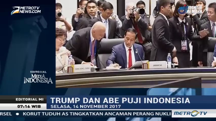 Trump dan Abe Puji Indonesia