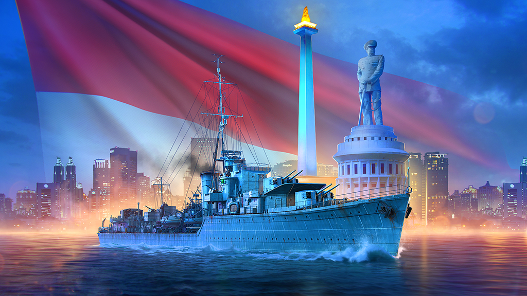 Kapal Perang Indonesia Masuk Game World of Warships