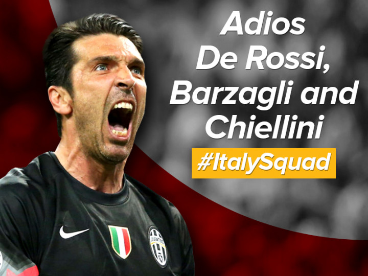 Buffon: Adios De Rossi, Barzagli and Chiellini