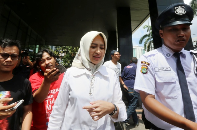 Wali Kota Airin Diperiksa KPK