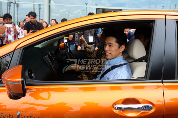 Menperin Menjajal Mobil Listrik Nissan Note e-Power