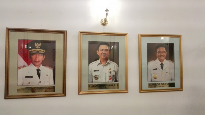 Foto Djarot Dipasang di Ruang Tamu Gubernur