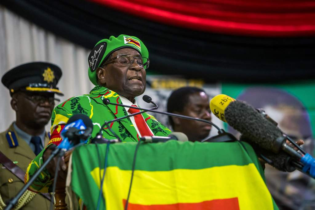 Kekuasaan Presiden Zimbabwe Robert Mugabe mulai terusik (Foto: AFP).