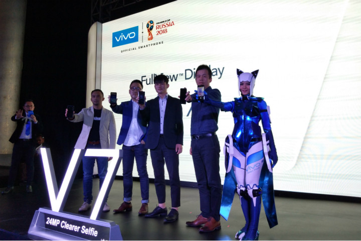 Vivo Resmi Umumkan Kehadiran Vivo V7 di Indonesia