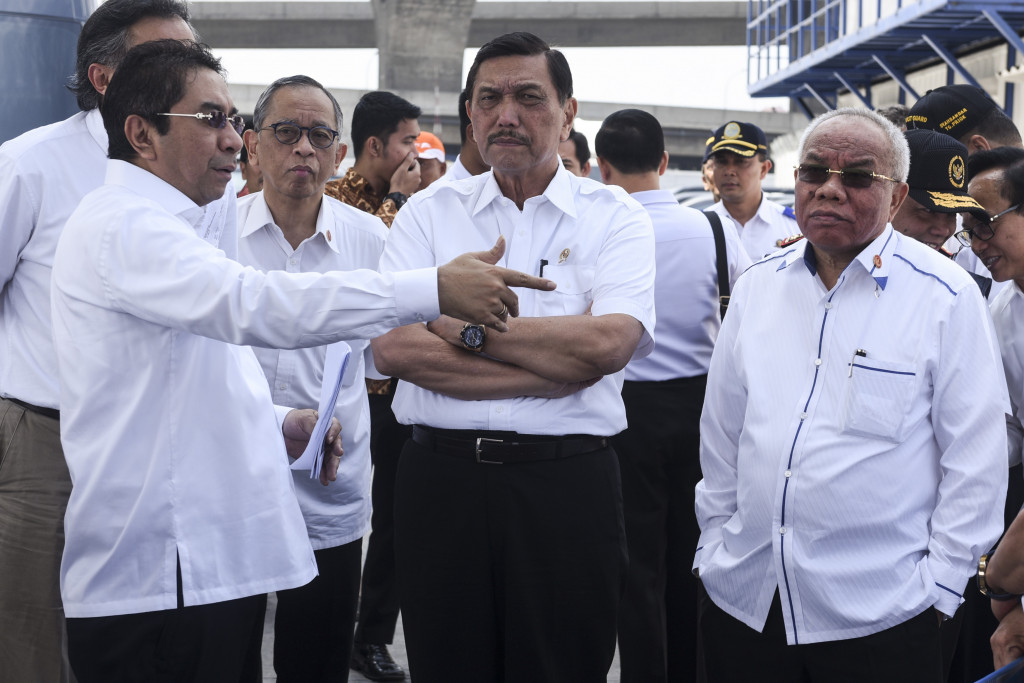 Menteri Koordinator Bidang Kemaritiman, Luhut Binsar Pandjaitan. Foto: Antara/Hafidz Mubarak