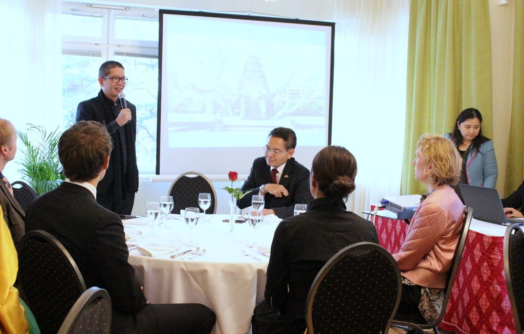 Pertemuan antara Bekraf, Kemlu RI, Pemkot Semarang&Bandung dengan pihak Swedia. (Foto: Dok. KBRI Stockholm)