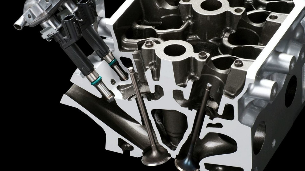 Mesin HR15DE menggunakan dual injektor di setiap silindernya. Nissan