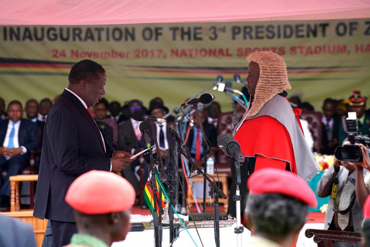 Mnangagwa Diambil Sumpah sebagai Presiden Zimbabwe