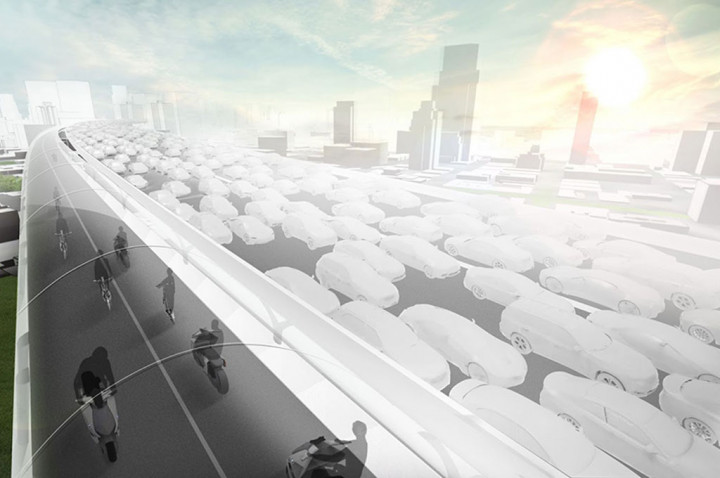 Konsep Jalanan Khusus Kendaraan Listrik dari BMW