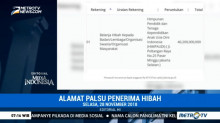 Alamat Palsu Penerima Hibah