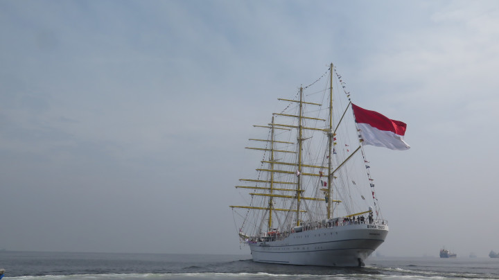 KRI Bima Suci Tiba di Sabang