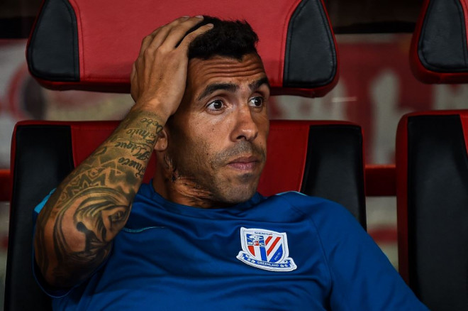 Carlos Tevez. (AFP PHOTO / CHANDAN KHANNA)