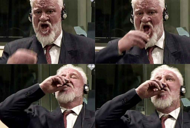 Divonis 20 Tahun, Terpidana Penjahat Perang Tenggak Racun