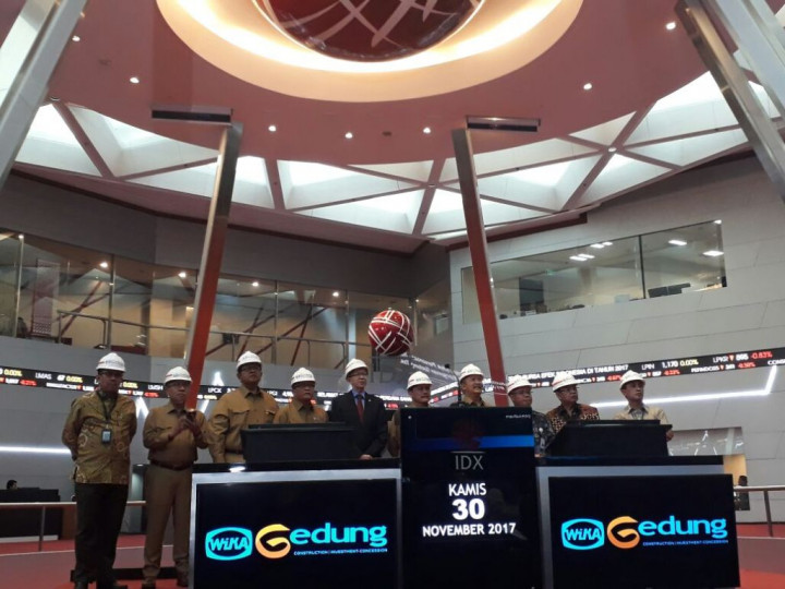 Resmi Melantai, Saham Wika Gedung Naik 3,45%