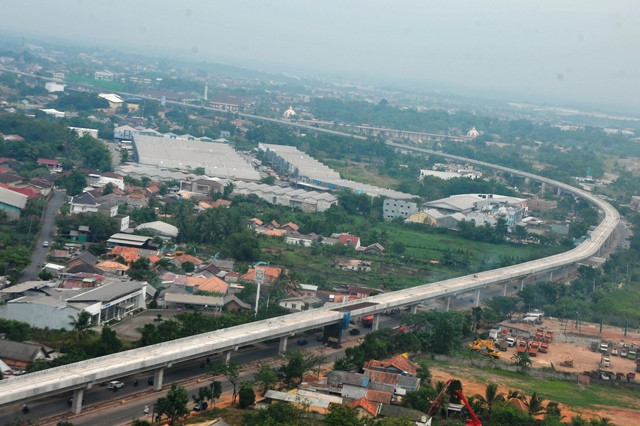 LRT Palembang Diuji Coba pada Februari