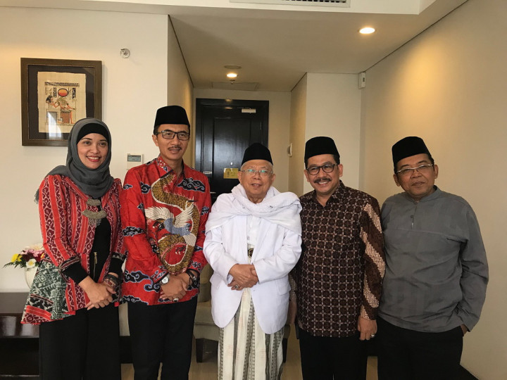 Produser Film Naura dan Genk Juara Temui Ketua Umum MUI